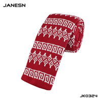 British formal dress male casual student banquet a variety of men and women knitted flat head narrow tie wedding fashion wool tie