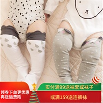 Spring and summer INS explosive baby stockings baby cotton knee socks baby long tube high tube loose thigh mosquito socks
