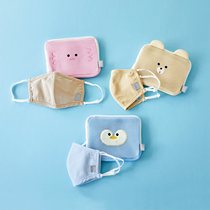 Japan Squee Cute Animal Collection Bag Laundry Bag Summer Cold Feel Mask Little Fresher Pattern Suit