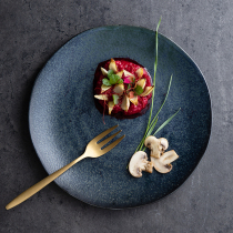 Dioyi plate creative Nordic personality Western tableware flat plate shallow plate household dish commercial steak plate plate