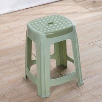 (4-10 pieces) plastic stools home padded high stools cooked rubber chairs benches adult restaurant stools