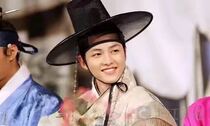 South Koreas original imported mens ancient ordinary net gauze hat a black hat for stage performance