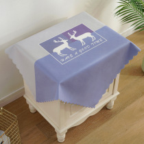 Nordic Wind Bed Head Cabinet Geb Cotton Flannel Cloth Art Thickened Dust Cover Towel Splash Water Multidimensioned