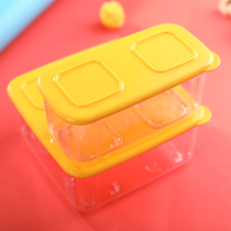 Tupperware CRYSTAL FRESH box 2 sets OF fresh box CONDIMENT refrigerated square box set 400ML 800ML