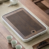 Bamboo Tea Tray Home Modern Minima Small Trays Gong Fu Tea With Tea Sea Leachate Tea Table Storage Type Dry Foam Pan