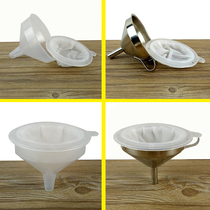 Stainless steel funnel filter Small mini large diameter enzyme filter funnel Ultrafine oil bucket funnel Household