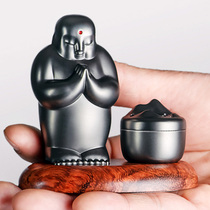 Car solid wood aromatherapy zeolite car perfume seat ornaments car long-lasting light sandalwood fragrance solid balm