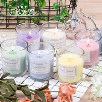 non-smoking scented glass candles candle smokeless