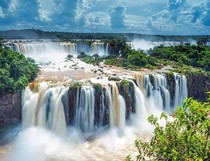 (Spot)RAveNSBurger 2000 pieces Ruisi imported puzzle adult toy Iguazu Falls