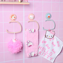 Cute cartoon towels hang baby towel hook hanging baby bathroom toilet without punching trace-free kindergarten