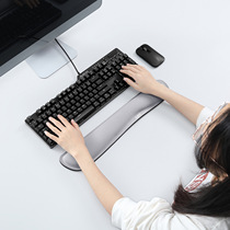 Mouse pad wrist guard office size hand wrist pad support wrist hand memory cotton silicone pad e-sports game simple non-slip pad