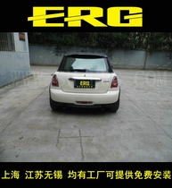 BMW MINI mini modified exhaust pipe middle tail bilateral single middle out original position installation remote control valve