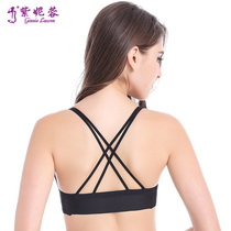 Violet One-piece Bao Wen Sexy Underwear Women's Paracolor Thin Adjustable Vest Back Push-Up Bra