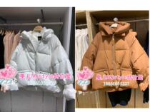 Special price Mjstyle TOPFEELING counter women short cotton coat 819150003 brown and white