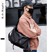 BOMaple Personality Chest Bag Men Tide Card Single Shoulder Bag Ins Ultra Fire Large Capacity Trend Han Version Slanted Satchel