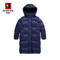 BLACKYAK Bouyak outdoor warm thick childrens down jacket fashion long mountaineering suit FZK413