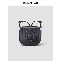 OMENTAR original niche design leather saddle bag womens spring 2022 new fashion versatile cross-body bag