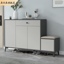 Shoe cabinet home entrance entrance hall shoe cabinet sitting stool one simple modern entrance cabinet large capacity storage cabinet