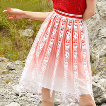 Ouyike2021 spring and summer new high waist fairy ins Super fire mesh skirt women fashion age skirt