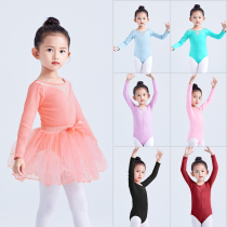 Kids Dance Clothing Girls Autumn Winter Long Sleeve Ballet Kung Fu Kids Chinese Dance Latin Dance Dance Clothes