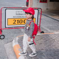 Boys bottoming shirt Childrens long-sleeved t-shirt baby BAO WEN top spring and autumn childrens Korean version of foreign spring childrens clothing trend