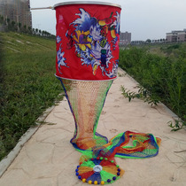 Black pit fish protection hand-woven ball round mouth coarse supplies ball fishing fish protection fashion handmade painting