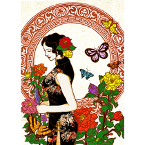 (New Years special pick-up) Guochao artist MollySu (Woman in Cheongsam) limited edition prints