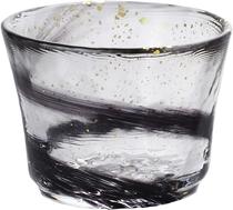 Small Jade ADERIA Zin Light Handmade Glass Cups Night Wind F-49787 Cups