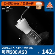 An example of Japan HARIO lightweight ceramic grinding core hand-brewed coffee hand grinder MSS black and red