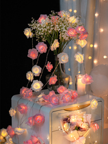 New Years Eve Placement coursework reserve box surprises romantic light arrangement Table white Valentines Day room decoration Scene atmosphere