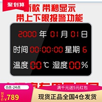 Beijing temperature and humidity display screen WSL100 Special screen environment information screen 485 superposition of synchronous time