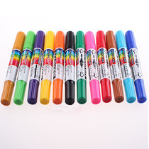 Auchi Mark Pen Mark Head Auchi Big Double Head Oily Pen Mark Pen Mark Pen 12 Color