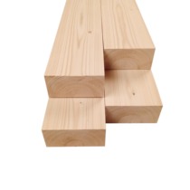 6*12 log square pine wood square sliver DIY building column polished fir solid wood pad wood square material