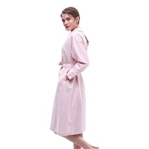 NOME spring new lapel simple long shirt strap waist slim long sleeve dress women