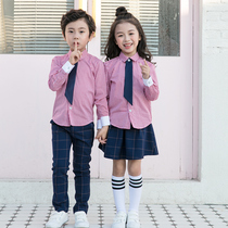 61 Male and female childrens performance bib childrens dress suit Primary school uniform Kindergarten chorus performance suit