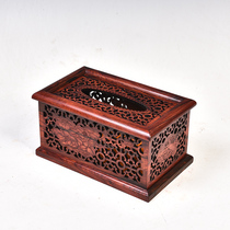 Qin book couple pear wood carving tissue box napkin box creative retro drawing box home furnishings decoration crafts