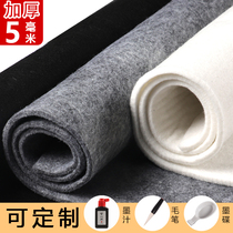 Felt pad Calligraphy and painting student felt cloth Calligraphy and painting felt pad Calligraphy felt pad cloth Writing brush word pad cloth Wool felt Large Chinese painting calligraphy felt custom thickened wool felt blanket gray-white black