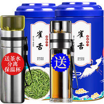 2021 new tea Ming front bird tongue Green Tea Tea Super Guizhou Meitan Maojian Cui Bud bulk canned 250g
