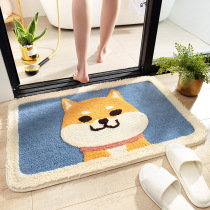 Entrance Door Mat home Entrance Door bathroom Kitchen Absorbent anti-slip washroom doormat Carpet Mat mat Mat Doormat
