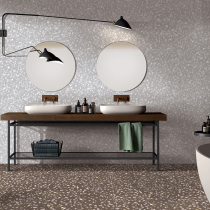 Fish love sugar Modern simple gray particles 600x1200 terrazzo tiles Wall tiles Living room bathroom