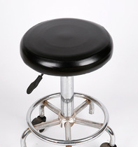 PU leather waterproof oil-proof round stool cover beauty hairdressing elastic chair sleeve round lifting chair bar table chair cover sleeve