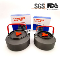 Amazon Hot Sell Outdoor Supplies Camping Camping Wild Cooking Portable Ultra Light Burning Water Teapot Field Coffee Maker