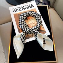 Hangzhou Silk Herben Uproar 100% mulberry silk scarves real silk scarves with small and medium scarves scarred scarves The spring and autumn