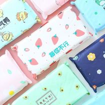 Gel ice pillow cute girl heart cold pillow free of water students nap pillow summer cooling artifact water pillow