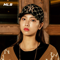 MLB official men and women hat retro old flower baseball caps windproof warmer duck tongue hat autumn winter CPFH