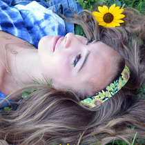 Sweaty Bands sports headband female flower world Pilates yoga corset fitness sweat non-slip