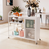 Nordic Art Dining Side Cabinet Light Luxurious Minimalist modern shelve Living Room Containing Cabinet Kitchen Lockers Multifunction