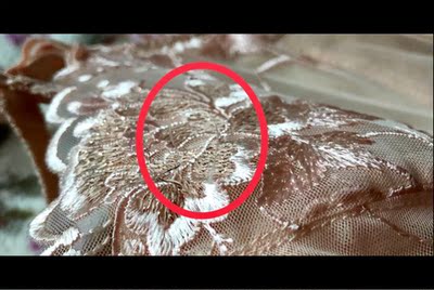 一收到就试穿了，尺码很正，穿上正正好，聚拢效果不错，不勒人，对布料材质很挑很多都不能贴身穿会觉得扎得慌，这款很亲肤，而且款式很漂亮，除了有一处跳线其他都很好，客服很有耐心