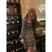 YouZIQI Grapefruit Kiki Spring Mid - Long Age Reduction French Soft Design Skirt