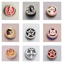 Cartoon animation magnet essential oil fragrance button mask fragrance deduction fragrance deduction and deduction girl warrior jealousy 1215mm